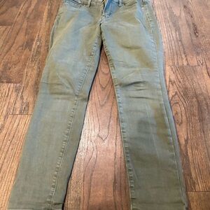 Old Navy Forest Green Rockstar Pants